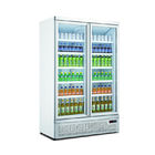 Refrigerador de cristal de las puertas de los refrigeradores 2 fríos de la bebida de R134A