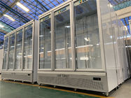puerta de cristal 220V vitrina vertical del refrigerador del congelador de 1000 litros con el compresor de Donper