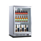 Refrigerador trasero de acero inoxidable de la exhibición de la cerveza de la barra para la barra y el hotel