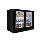 Un refrigerador más fresco de la exhibición de la cerveza del refrigerador de la bebida de la encimera de 2 puertas debajo del refrigerador trasero de la cerveza de la barra