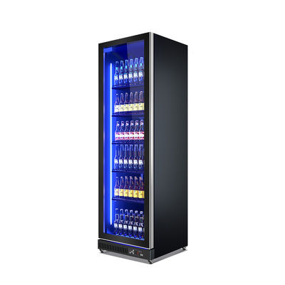 Refrigerador de cristal de la botella de cerveza de la exhibición de la puerta del refrigerador de la bebida fresca del refrigerador de la cerveza
