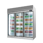 Las bebidas exhiben el refrigerador de cristal de la botella de vidrio de cerveza de la puerta del refrigerador del supermercado del refrigerador con el CE aprobado