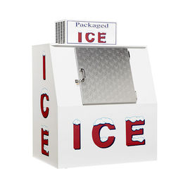 20GP comerciales escogen el congelador inclinado del cubo de hielo de la puerta