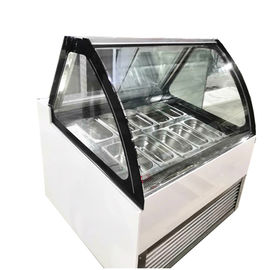 Exhibición del congelador del escaparate del helado del equipo de refrigeración con CE