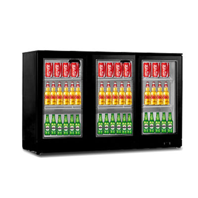 Refrigerador de la encimera de la exhibición para la cerveza y la bebida