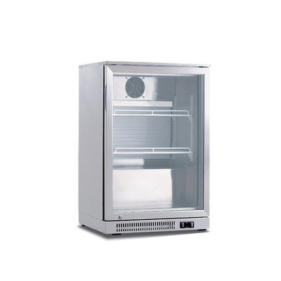 refrigerador trasero de acero inoxidable de la barra de la puerta 145L uno