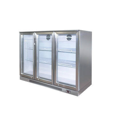 Refrigerador de la cerveza de la barra de la parte posterior de Mini Beer Display Fridge Undercounter de 3 puertas